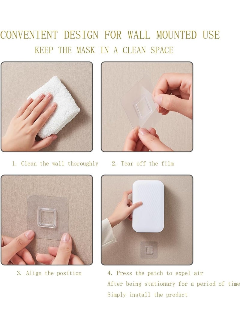 سيوسي Wipe Dispenser Box, Leak-Proof Wet Wipes Container with Flip Lid, Hygienic Storage Case for Toilet Paper, Facial Tissues & Napkins, Nursery & Bathroom Organizer (2-Pack, White) - Image 5